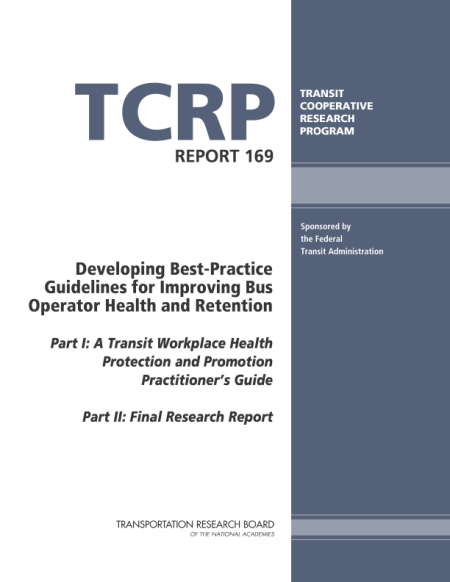 Developing Best-Practice Guidelines for Improving Bus Operator Health and Retention