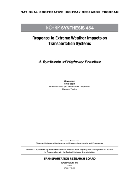 Response to Extreme Weather Impacts on Transportation Systems