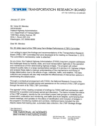 Long-Term Bridge Performance Committee Letter Report: January 27, 2014