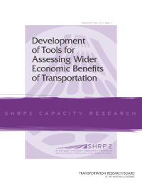 Cover Image: Development of Tools for Assessing Wider Economic Benefits of Transportation