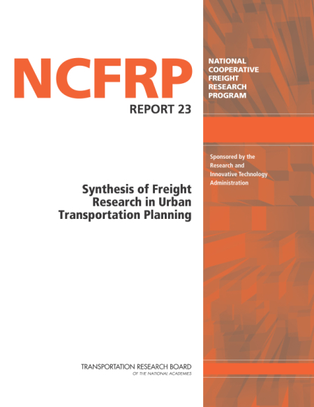 Cover: Synthesis of Freight Research in Urban Transportation Planning