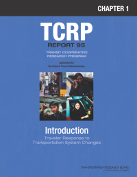Traveler Response to Transportation System Changes Handbook, Third Edition: Chapter 1, Introduction
