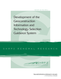 Development of the Geoconstruction Information and Technology Selection Guidance System