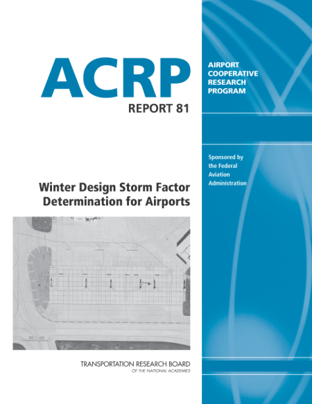 Winter Design Storm Factor Determination for Airports