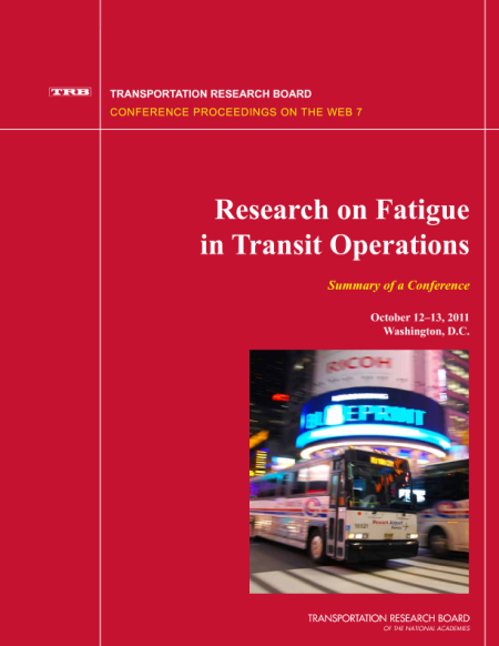 Research on Fatigue in Transit Operations