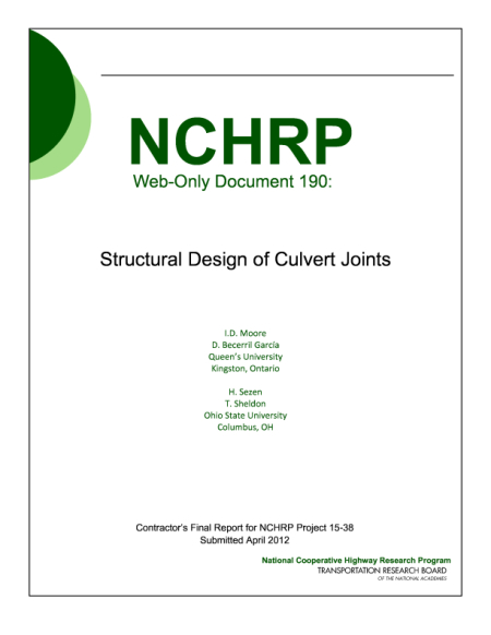 Structural Design of Culvert Joints