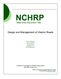 Design and Management of Historic Roads