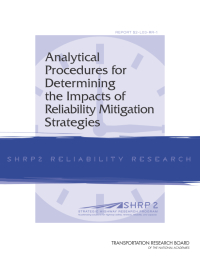 Cover Image:Analytical Procedures for Determining the Impacts of Reliability Mitigation Strategies