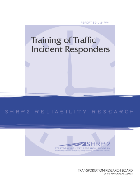 Cover: Training of Traffic Incident Responders