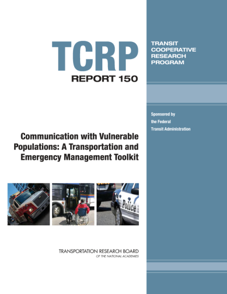 Communication with Vulnerable Populations: A Transportation and Emergency Management Toolkit