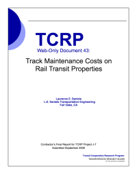 Track Maintenance Costs on Rail Transit Properties