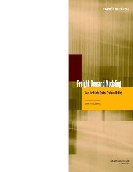 Freight Demand Modeling: Tools for Public-Sector Decision Making