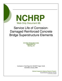 Service Life of Corrosion-Damaged Reinforced Concrete Bridge Superstructure Elements: Web-Only Document