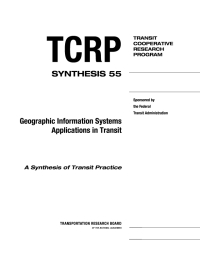 Geographic Information Systems Applications in Transit