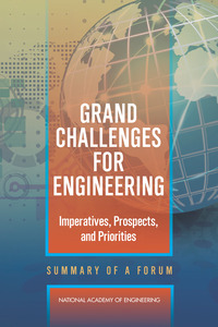 Grand Challenges for Engineering: Imperatives, Prospects, and Priorities: Summary of a Forum