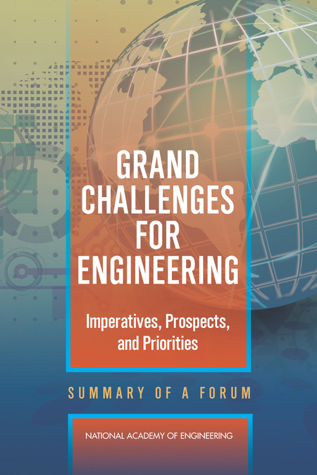 Cover: Grand Challenges for Engineering: Imperatives, Prospects, and Priorities: Summary of a Forum