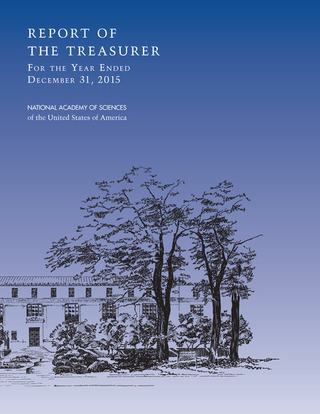 Cover: Report of the Treasurer for the Year Ended December 31, 2015