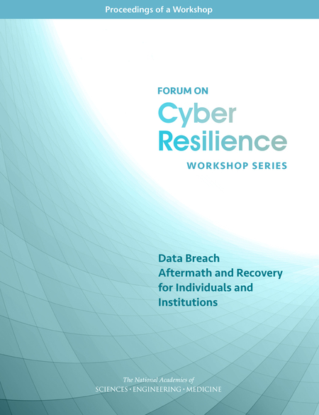 Cover: Data Breach Aftermath and Recovery for Individuals and Institutions: Proceedings of a Workshop