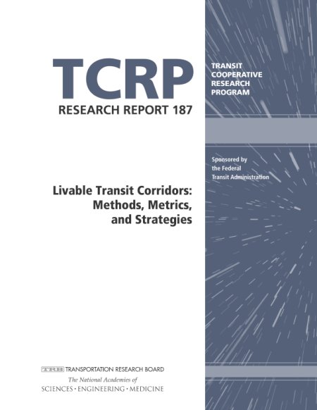 Cover: Livable Transit Corridors: Methods, Metrics, and Strategies