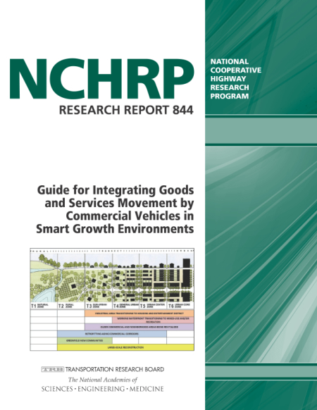 Cover: Guide for Integrating Goods and Services Movement by Commercial Vehicles in Smart Growth Environments
