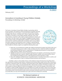 Innovations in Investing in Young Children Globally: Proceedings of a Workshop—in Brief
