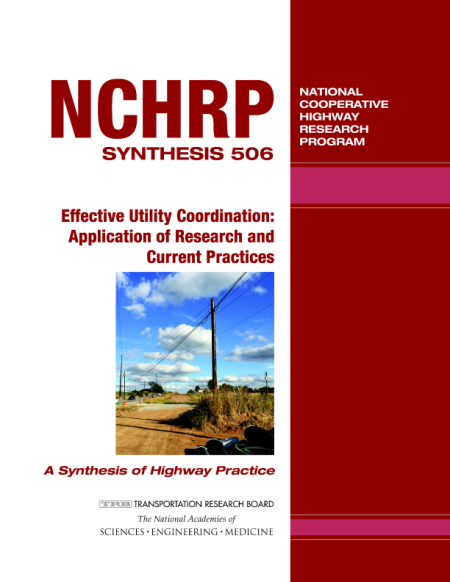 Cover: Effective Utility Coordination: Application of Research and Current Practices