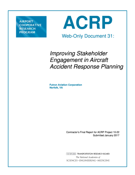 Improving Stakeholder Engagement in Aircraft Accident Response Planning