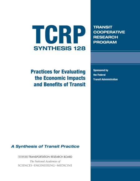 Cover: Practices for Evaluating the Economic Impacts and Benefits of Transit