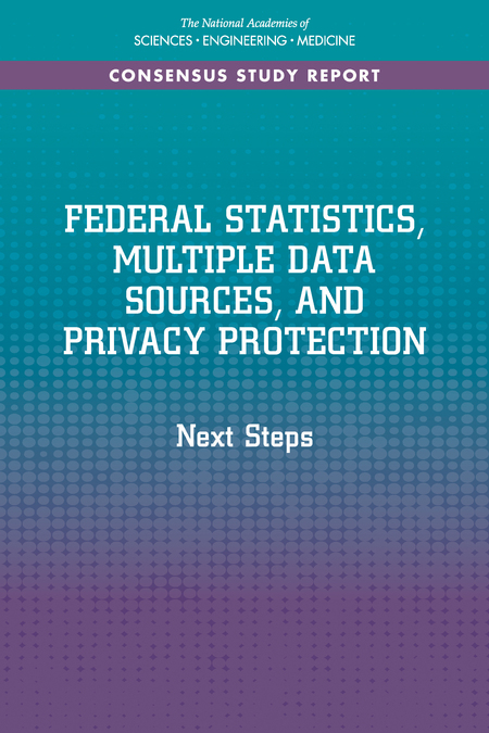 Cover: Federal Statistics, Multiple Data Sources, and Privacy Protection: Next Steps