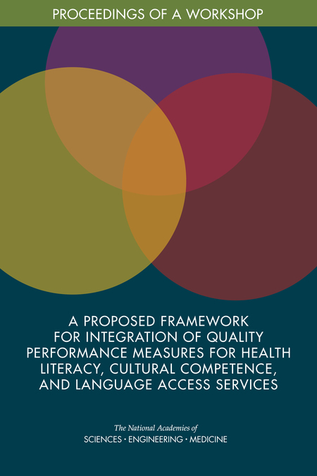 Cover: A Proposed Framework for Integration of Quality Performance Measures for Health Literacy, Cultural Competence, and Language Access Services: Proceedings of a Workshop