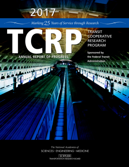 TCRP Annual Report of Progress 2017