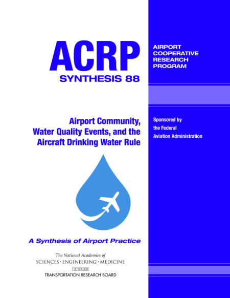 Cover: Airport Community, Water Quality Events, and the Aircraft Drinking Water Rule
