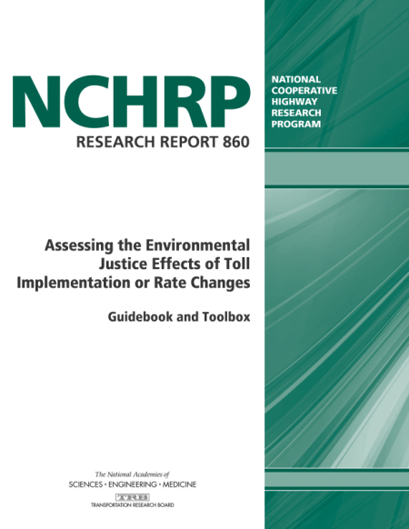Part 1 - Guidebook | Assessing the Environmental Justice Effects of Toll  Implementation or Rate Changes: Guidebook and Toolbox | The National  Academies Press | Sockelblenden