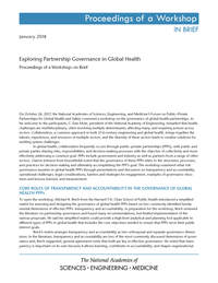 Exploring Partnership Governance in Global Health: Proceedings of a Workshop–in Brief
