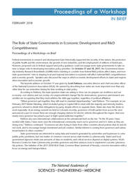 The Role of State Governments in Economic Development and R&D Competitiveness: Proceedings of a Workshop–in Brief