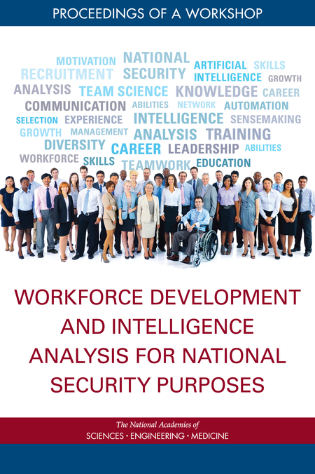 Cover: Workforce Development and Intelligence Analysis for National Security Purposes: Proceedings of a Workshop