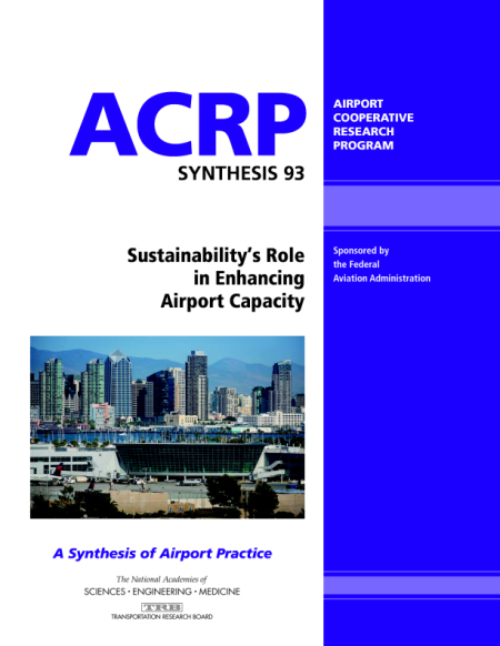 Cover: Sustainability's Role in Enhancing Airport Capacity
