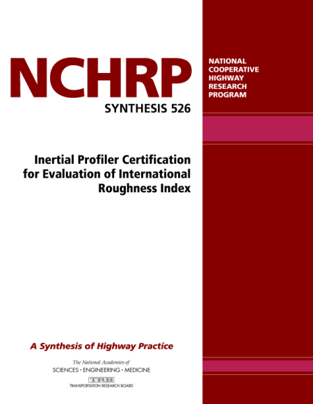 Inertial Profiler Certification for Evaluation of International Roughness Index