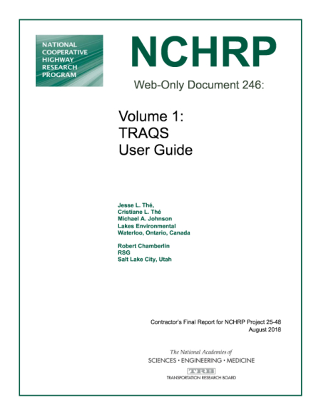Volume 1: TRAQS User Guide