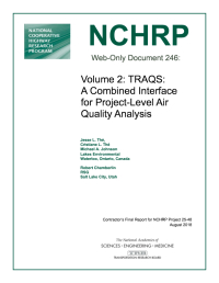 Volume 2: TRAQS: A Combined Interface for Project-Level Air Quality Analysis