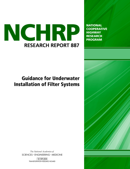 Cover: Guidance for Underwater Installation of Filter Systems