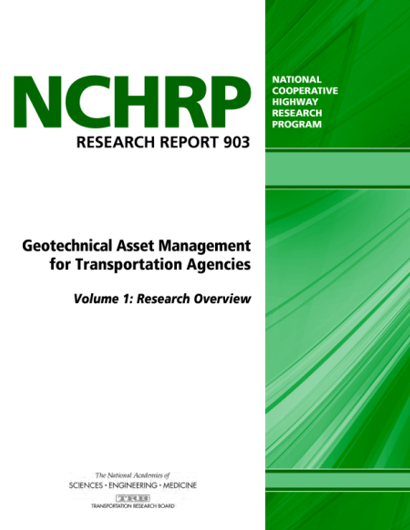 Cover: Geotechnical Asset Management for Transportation Agencies, Volume 1: Research Overview