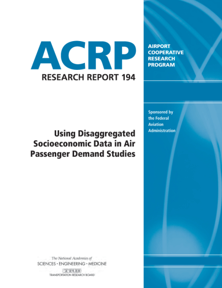 Cover: Using Disaggregated Socioeconomic Data in Air Passenger Demand Studies