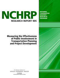 Measuring the Effectiveness of Public Involvement in Transportation Planning and Project Development