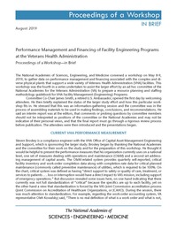 Performance Management and Financing of Facility Engineering Programs at the Veterans Health Administration: Proceedings of a Workshop–in Brief