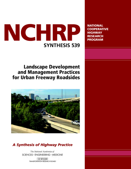 Cover: Landscape Development and Management Practices for Urban Freeway Roadsides