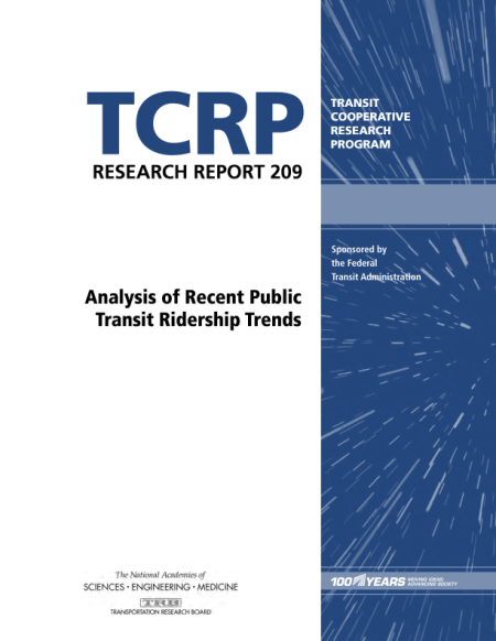 Analysis of Recent Public Transit Ridership Trends