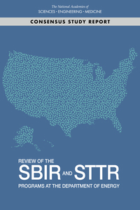 Cover Image: Review of the SBIR and STTR Programs at the Department of Energy