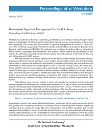 Bio-Inspired Signature Management for the U.S. Army: Proceedings of a Workshop–in Brief