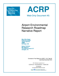 Airport Environmental Research Roadmap Narrative Report